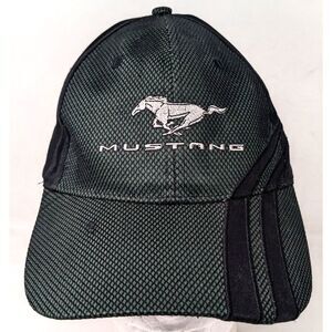 Vintage Ford Mustang Racing Stripe‎ Baseball Hat Cap Strapback Mesh Y2K Car